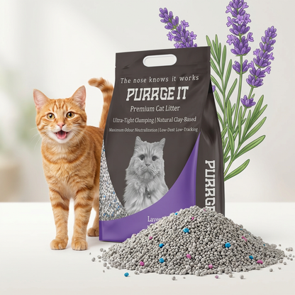 Lavendar Scented - Premium Bentonite Cat Litter