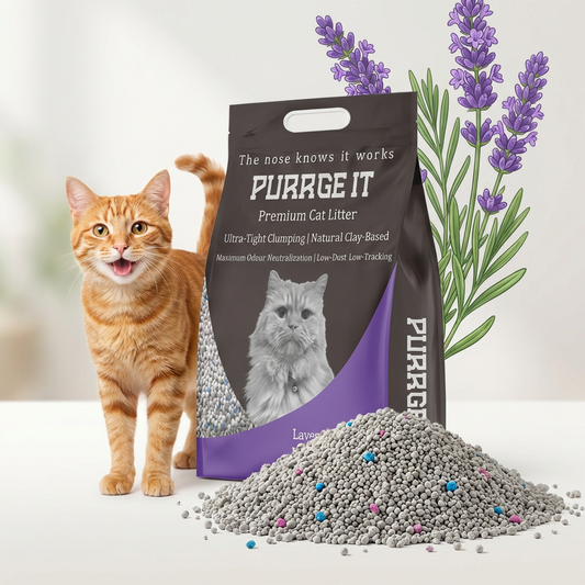 Lavendar Scented - Premium Bentonite Cat Litter