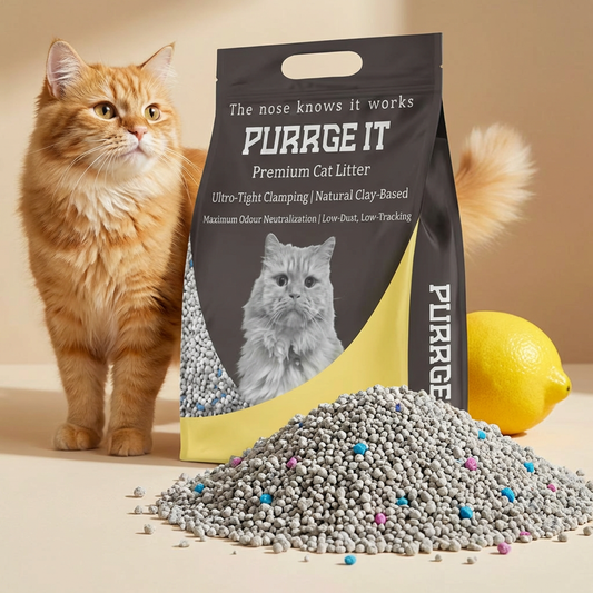 Lemon Scented - Premium Bentonite Cat Litter