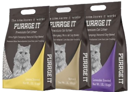 Lavendar Scented - Premium Bentonite Cat Litter